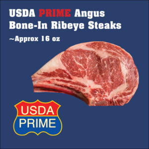 Berkot's Super Foods USDA PRIME Angus Bone-In Ribeye Steaks 16 oz-