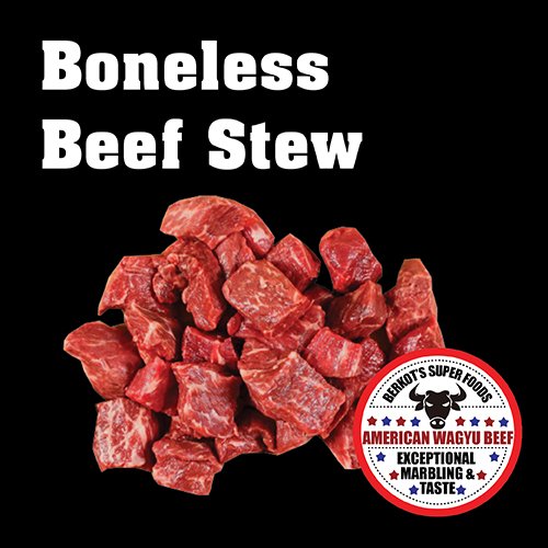 Amercian Wagyu Boneless Beef Stew- Pre-order at Berkot's Super Foods